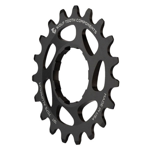 Wolf Tooth Components Aluminum Singlespeed Cog, 19t - Black-0