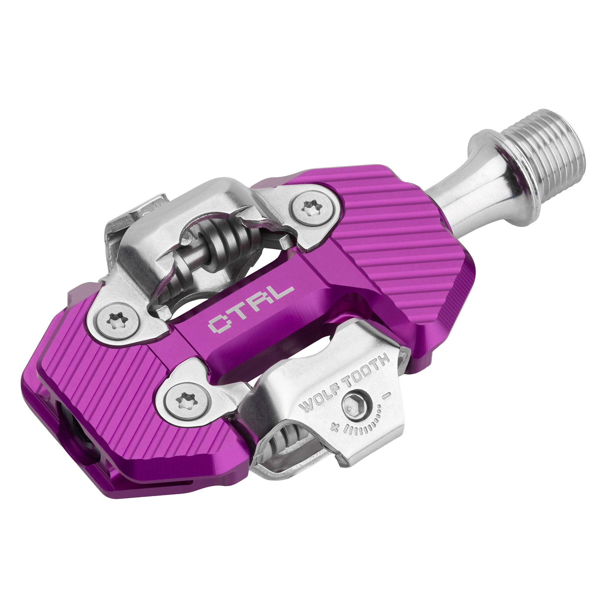 Wolf Tooth Components CTRL Trail Clipless Pedal, Ultraviolet Purple-0