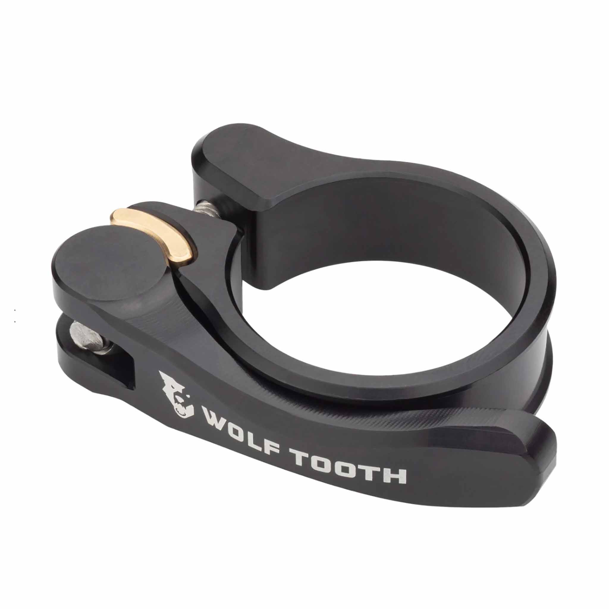 Wolf Tooth Components Quick Release Seatpost Clamp, 38.6mm - Black-0