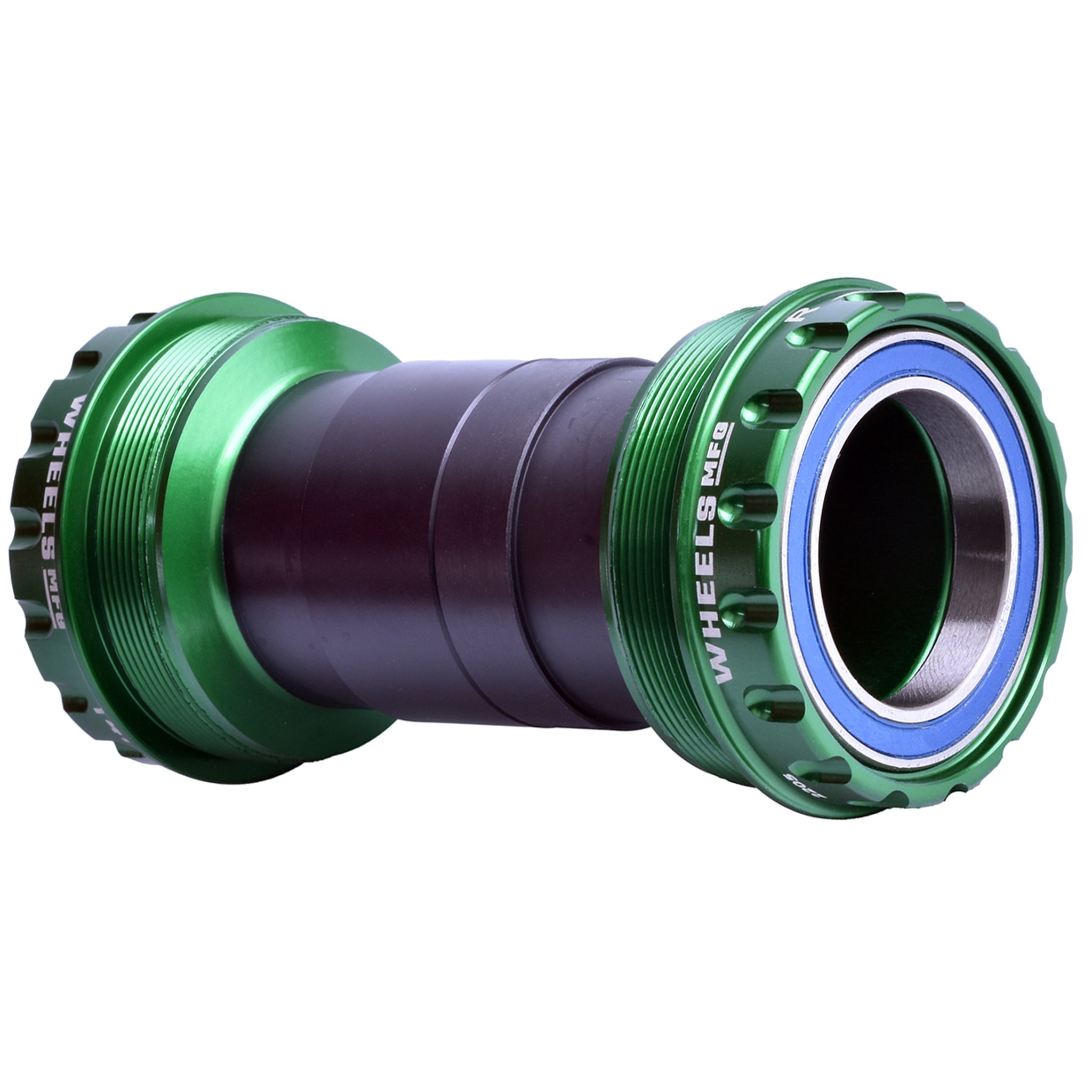 Wheels Mfg T47 Outboard Threaded BB, 30mm, Base, Green  -0