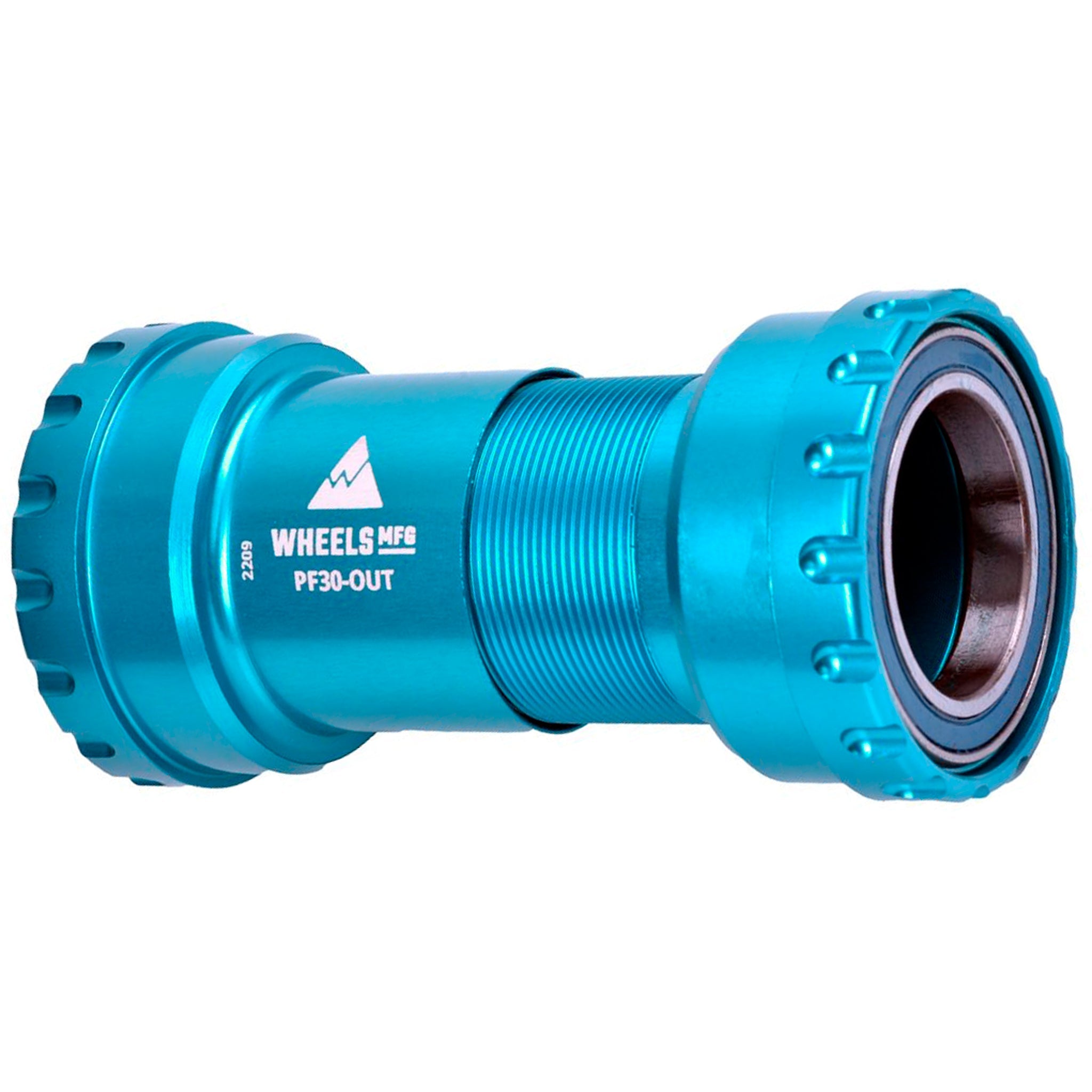 Wheels Mfg PF30 to Outboard BB, 30mm Base Model, Teal  -0
