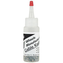 Wheels Mfg Cable Crimps, 1.6mm Silver 250/Bottle-0