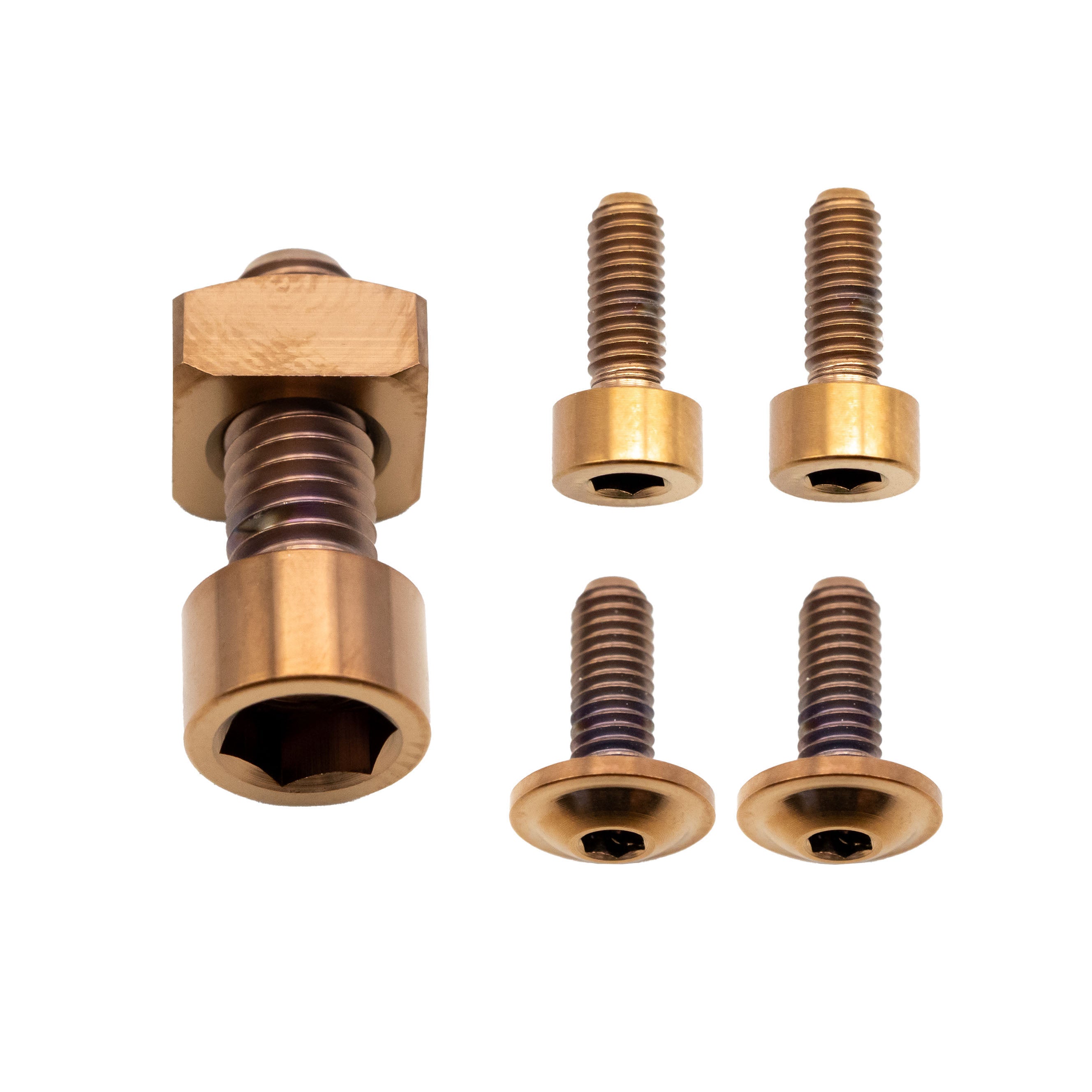 Better Bolts Fox 36 Fork Titanium Bolt Kit, Fit4/Grip,Copper, 5/Co-0