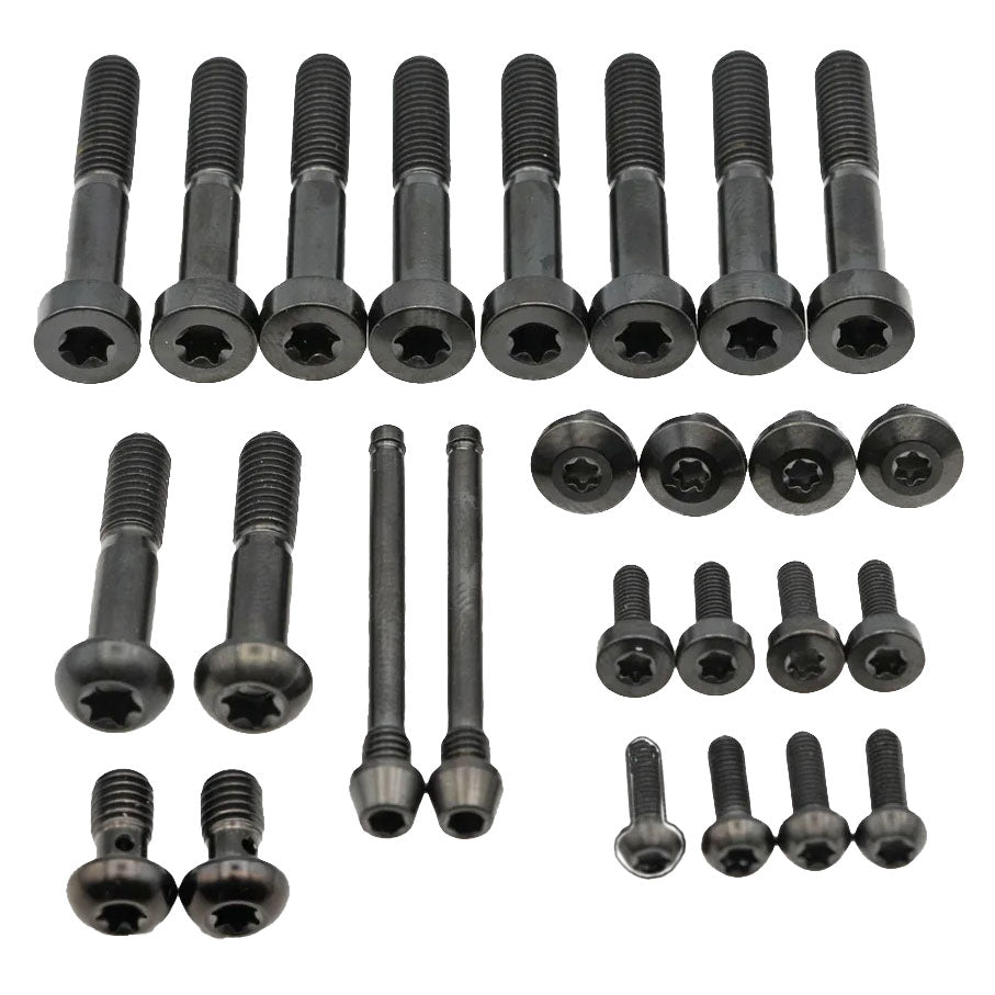 Better Bolts SRAM Maven Ti Brake Bolt Kit, SLV/ULT, Black, 26/Count-0