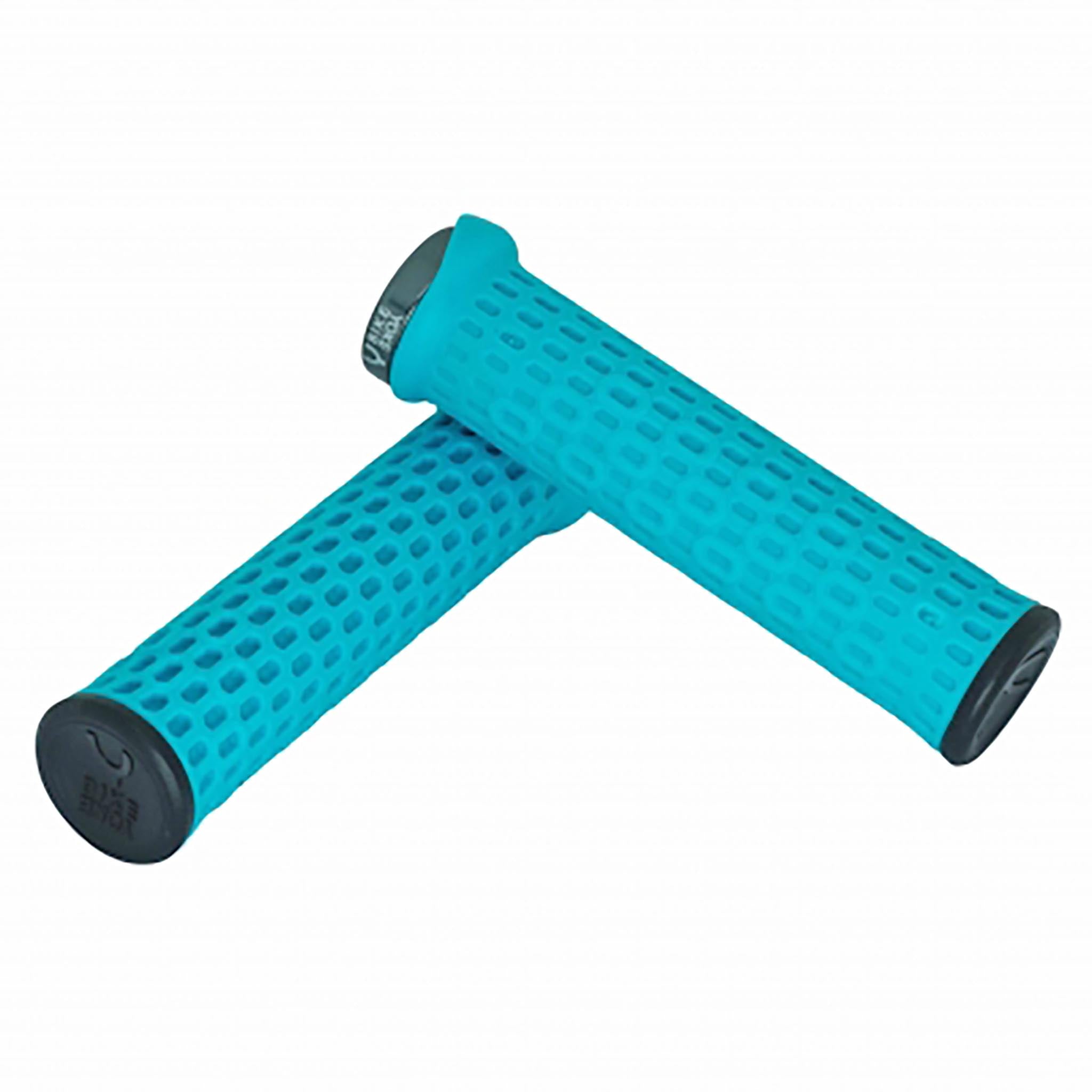 Bike Yoke Grippy Lock-On-Grip, 31mm, Blue-0